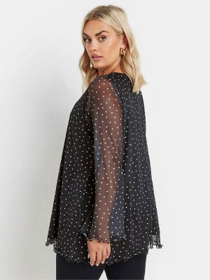 Топ Yours Curve Mesh Flute Sleeve