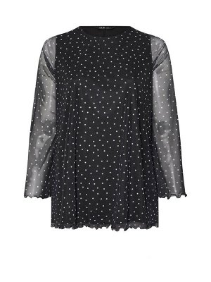 Топ Yours Curve Mesh Flute Sleeve