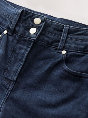 Темно-синие расклешенные джинсы с завышенной талией и кроем Bootcut