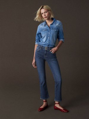 Средне-синие — узкие расклешенные джинсы Lift And Shape Bootcut