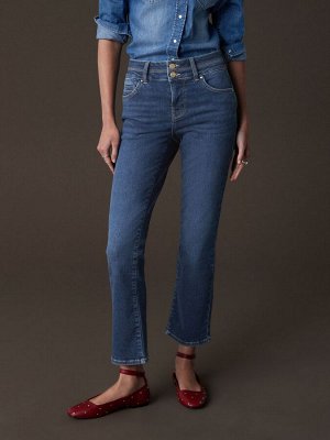 Средне-синие — узкие расклешенные джинсы Lift And Shape Bootcut