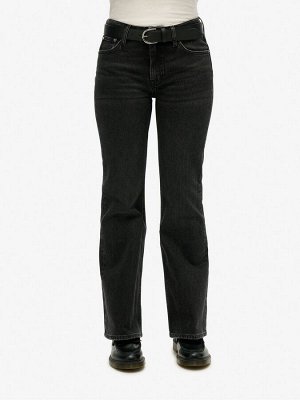 Wood Ridge Black - джинсы Superdry Vintage со средней посадкой и узкими джинсами-клеш