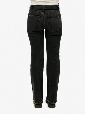 Wood Ridge Black - джинсы Superdry Vintage со средней посадкой и узкими джинсами-клеш