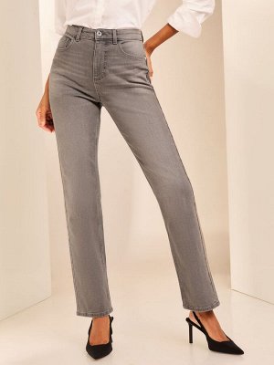 Gray Sculpt - джинсы Lipsy с высокой талией и прямыми штанинами
