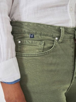 Укороченные джинсы Crew Clothing из льняной смеси
