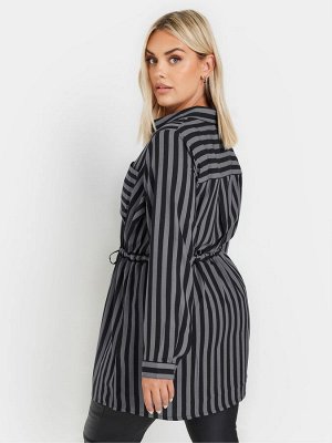 Рубашка-туника Yours Curve Stripe Utility