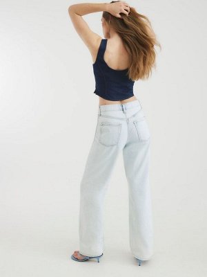 Джинсы River Island отбеленные, прямого кроя, 100% хлопок