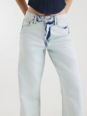 Джинсы River Island отбеленные, прямого кроя, 100% хлопок