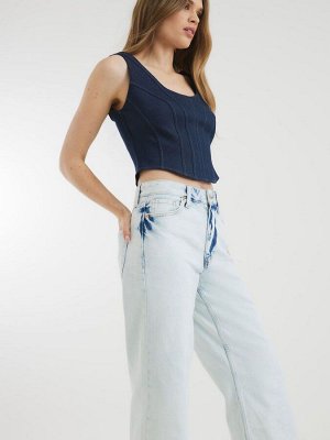 Джинсы River Island отбеленные, прямого кроя, 100% хлопок