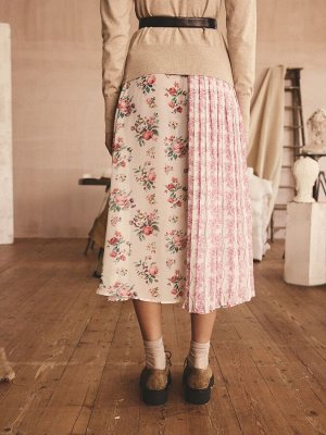 Ecru Icon Bunches - плиссированная юбка Cath Kidston