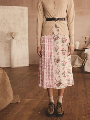 Ecru Icon Bunches - плиссированная юбка Cath Kidston