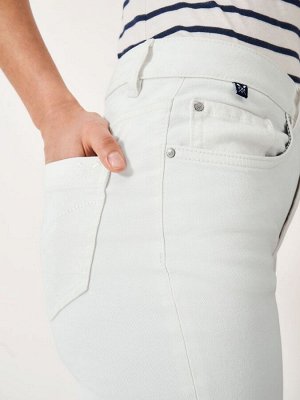 Укороченные джинсы Crew Clothing из льняной смеси
