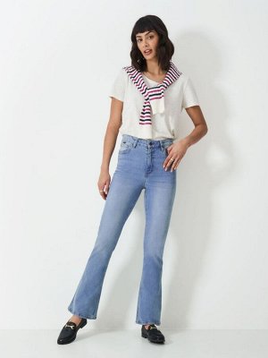 Синие джинсы Bootcut от Crew Clothing Company