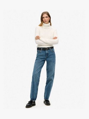 Blue Ground — джинсы Superdry средней посадки с широкими штанинами, 100% хлопок