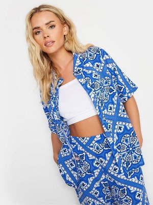 Рубашка с короткими рукавами PixieGirl Petite Tile Print