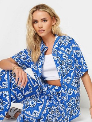 Рубашка с короткими рукавами PixieGirl Petite Tile Print
