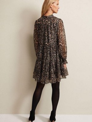 Платье-мини Shreya с леопардовым принтом Phase Eight Neutral