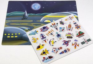 Десятое королевство Игра магнитная &quot;Космос&quot;. Серия Магнитные истории (европодвес, 3х10шт)