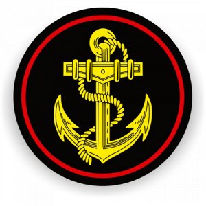 Наклейка Морская пехота Эмблема якорь