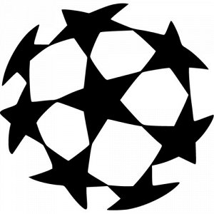 Футбольный мяч с звездами