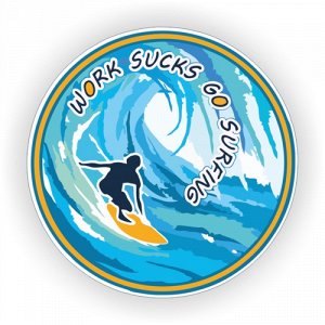 Наклейка Серфинг 4