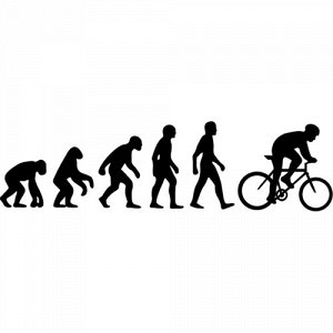 Эволюция человека: от обезьяны до велосипедиста 2