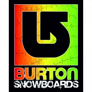 Наклейка burton snowboards