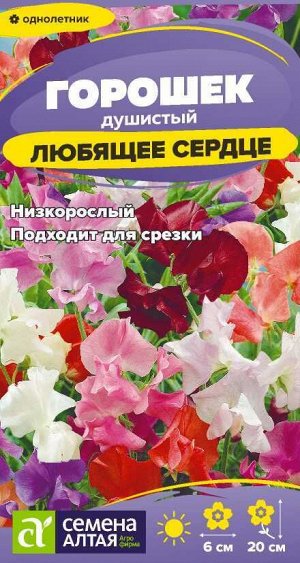 Цветы Душистый горошек Любящее сердце/Сем Алт/цп 0,5 низкорослый