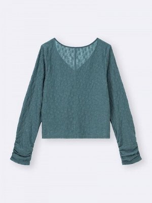 GU Lace Cardigan – Ажурный кардиган с застёжкой на пуговицах