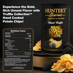 Hunter's Potato Chips Black Truffle - премиальные картофельные чипсы с черным трюфелем
