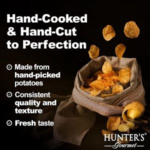 Hunter's Potato Chips Black Truffle - премиальные картофельные чипсы с черным трюфелем