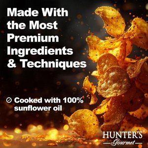 Hunter's Potato Chips Black Truffle - премиальные картофельные чипсы с черным трюфелем