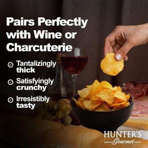 Hunter's Potato Chips Black Truffle - премиальные картофельные чипсы с черным трюфелем