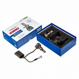 Лампа светодиодная Avantech LED Bulbs H3 (PK22s, T12), 12В, 45Вт (соответствует 55Вт), 6500К, комплект 2 шт, арт. ALB0345W