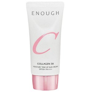 Тонирующий солнцезащитный крем для лица с коллагеном Enough Collagen 3X Moisture Tone Up Sun Cream SPF50+ PA++++, 50г