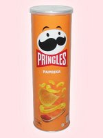 Хрустящие чипсы со вкусом сладкой паприки Pringles Принглс 165 гр