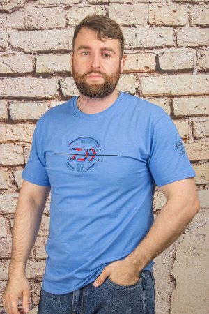 Футболка 6070 голубой HEDRICY