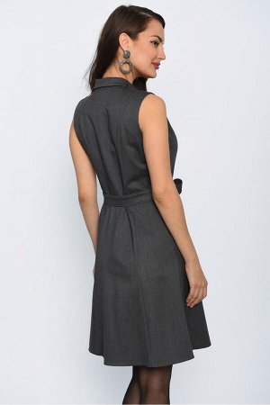 #86629 Платье Серый меланж