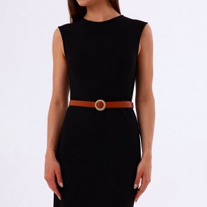 Ремень женский, ширина 1,9 см, пряжка металл, цвет рыжий