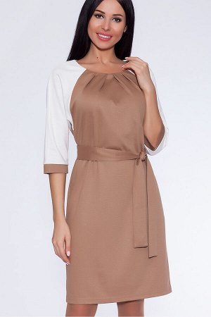 #22168 Платье Светло-коричневый
