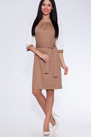 #22168 Платье Светло-коричневый