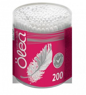 #OLEA Ватные палочки п/э стакан 200 шт