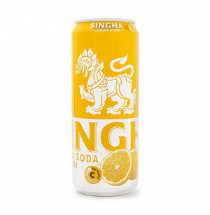 Содовая вода со вкусом Лимона SINGHA "LEMON SODA"