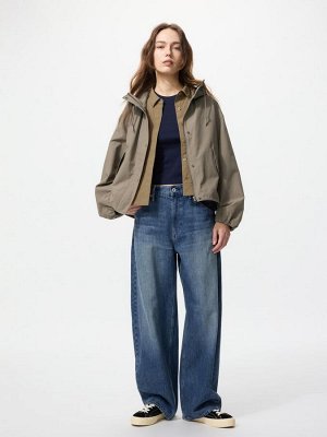 UNIQLO – короткая хлопковая парка с водоотталкивающей обработкой