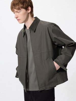 UNIQLO – укороченный блузон с кордовой отделкой