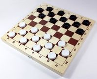 Игра настольная "Шахматы и шашки" (деревянная коробка, поле 29см х 29см)