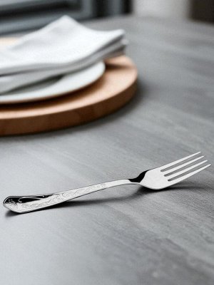 Вилка столовая "Элегия", нержавеющая сталь, 1 шт, Россия