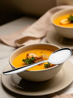 Ложка столовая  "Этикет", нержавеющая сталь, 1 шт, Россия, М22