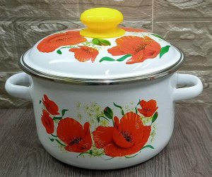 Кастрюля эм. 4,0л Маки н/о 3MD201M