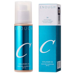 Тональный крем для лица с коллагеном Enough Collagen 3X Moisture Foundation SPF15 # N00 Fair, 100мл
